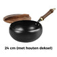 🔥Uitverkoop 50% UIT🔥Ongecoate Dikke IJzeren Pan