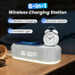 💘50% Korting! 🔋6-in-1 Draadloos Laadstation 25W – Klok, Wekker, Bluetooth Speaker & Nachtlampje | All-in-One Nachtkastje!