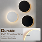 Eclips LED-wandlamp met aanraakbediening | Dimbare sfeerverlichting | 3 lichtkleuren