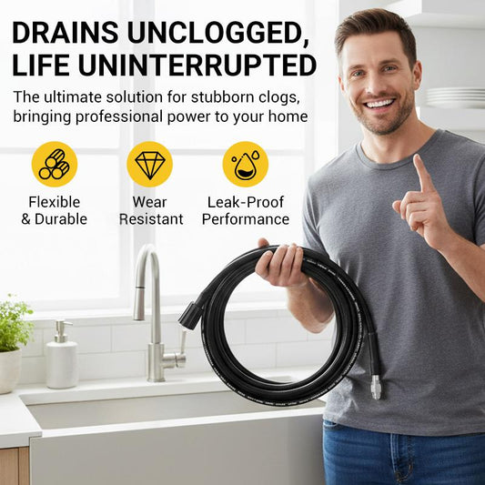 🚰 Hogedruk Afvoerreiniger – Verhelp Verstoppingen in Minuten ⚡