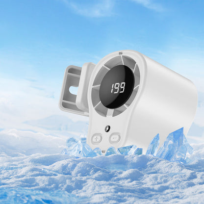 ⭐ Bestseller! Draagbare LED-ventilator | Stil en krachtig koelend💨 Voor onderweg & in de auto