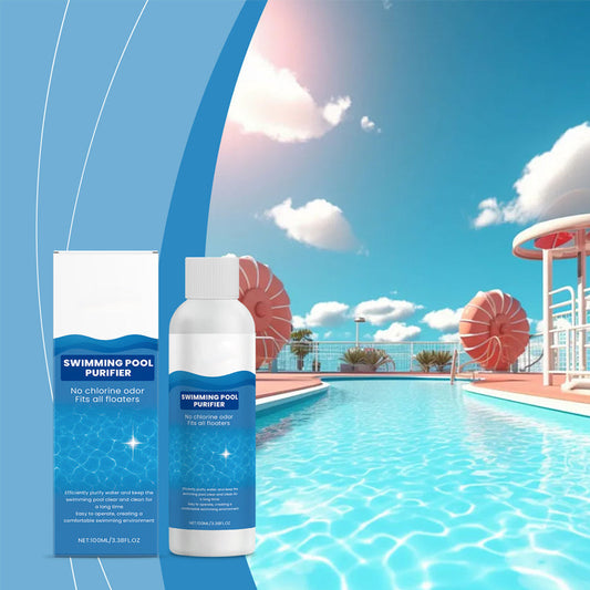 💧 Zwembadreiniger – Kristalhelder water, nul gedoe! ✨ Zeg vaarwel tegen groen water en agressieve chemicaliën – gewoon puur, fris zwemplezier elke keer. 🏊‍♂️💙