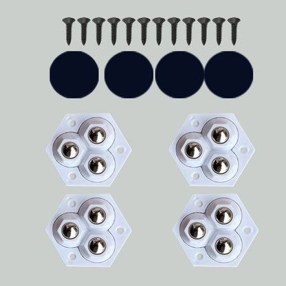 360° roterende 3-kogelwielen