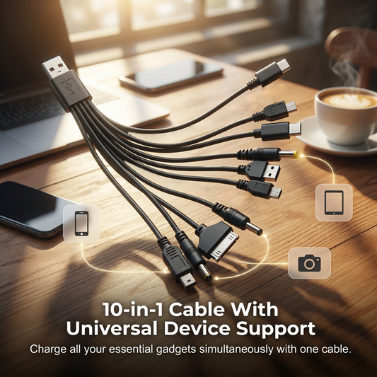 10-in-1 universele USB-oplaadkabel