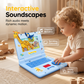 💥 50% KORTING! 💻 Interactieve Leerlaptop voor Kinderen – Spelenderwijs Leren met Muziek, Geluiden en Activiteiten