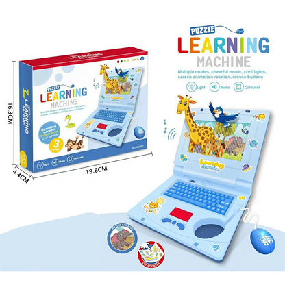 💥 50% KORTING! 💻 Interactieve Leerlaptop voor Kinderen – Spelenderwijs Leren met Muziek, Geluiden en Activiteiten