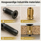 🔩 Vooraf ingebedde expansiemoer en boutschroefset voor scharnierbasis van kastdeur, geschikt voor meubelhardware